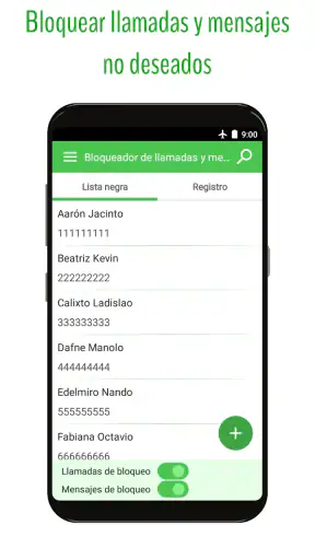 Bloqueador de llamadas y SMS screenshot