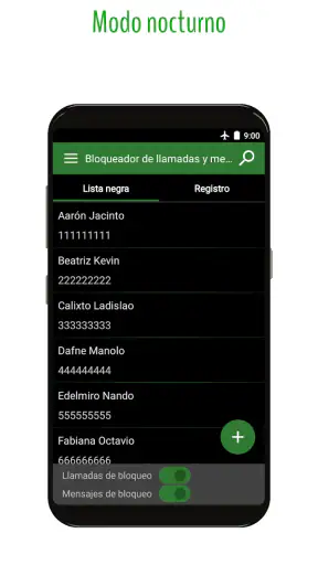 Bloqueador de llamadas y SMS screenshot