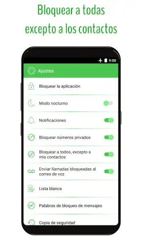 Bloqueador de llamadas y SMS screenshot