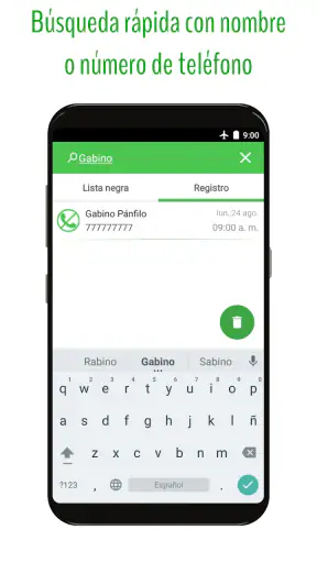 Bloqueador de llamadas y SMS screenshot