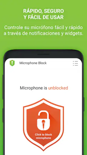 Bloqueo de Microfono: Anti Spy screenshot