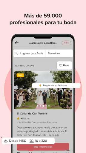 Bodas.net screenshot