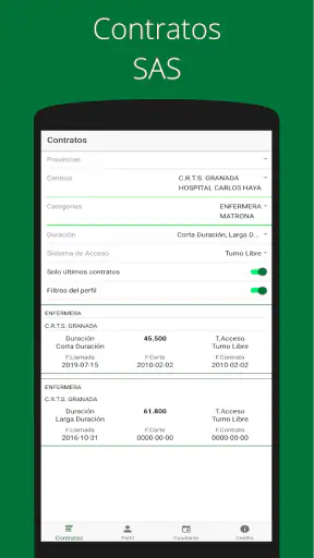 Bolsa Contratos SAS screenshot
