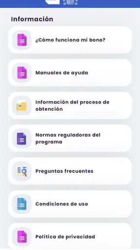 Bono Cultural Joven 2026 screenshot