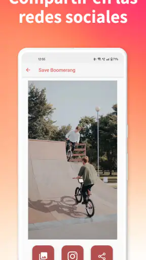 Boomerit Vídeo Boomerang Bucle screenshot