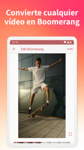 Boomerit Vídeo Boomerang Bucle screenshot