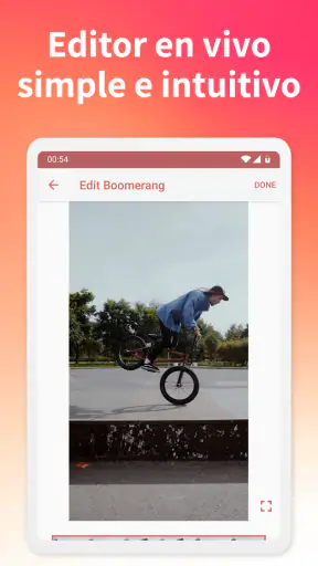 Boomerit Vídeo Boomerang Bucle screenshot
