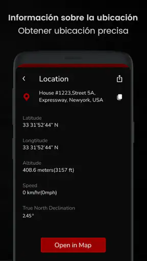 Brújula: Digital Compass App screenshot