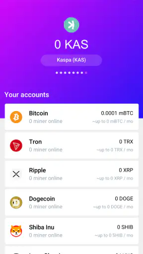 BTC Miner Plus + ALT Coin screenshot