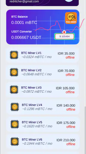 BTC Pool Miner - Cloud Mining screenshot