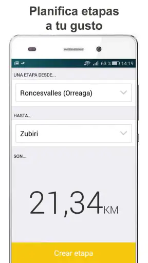 Buen Camino de Santiago App screenshot
