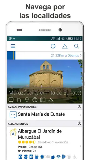 Buen Camino de Santiago App screenshot