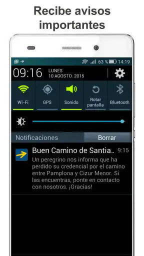 Buen Camino de Santiago App screenshot