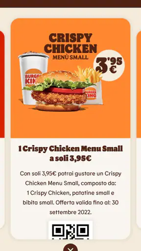 Burger King Italia screenshot