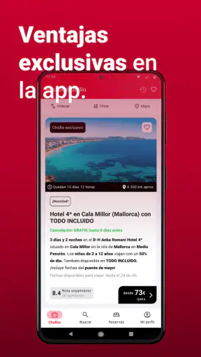 BuscoUnChollo - Ofertas Viajes screenshot