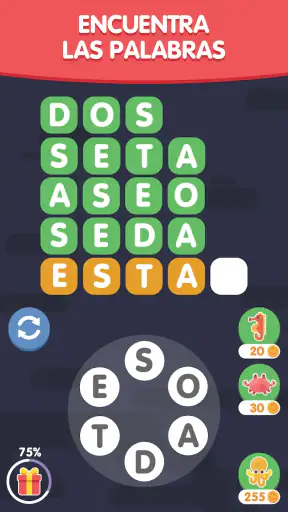 Mar de Palabras: Crucigramas screenshot