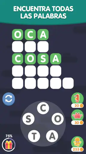 Mar de Palabras: Crucigramas screenshot