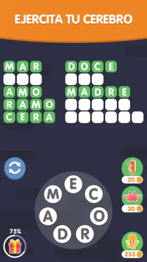 Mar de Palabras: Crucigramas screenshot
