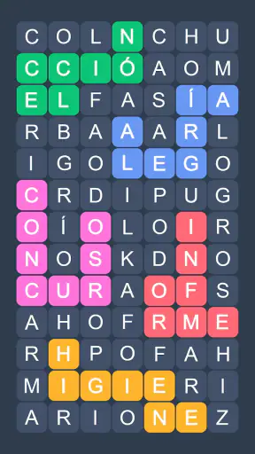 Búsqueda de palabras screenshot