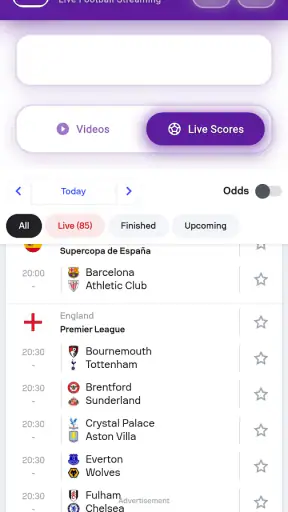 Buz Tv Football & Sports Score screenshot