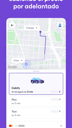 Cabify – Coches, taxis y más screenshot