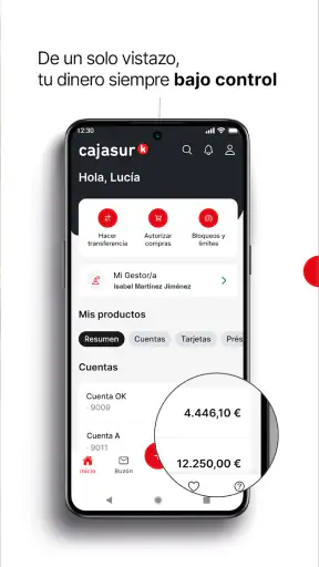Cajasur screenshot