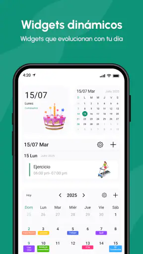 Calendario 2025 screenshot