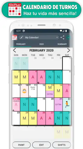 Calendario de Turnos screenshot