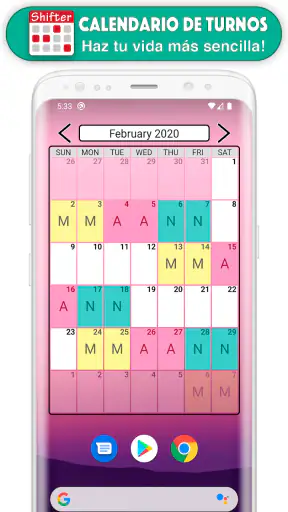 Calendario de Turnos screenshot