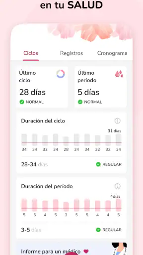 Calendario Menstrual screenshot