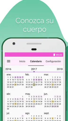 Calendario Menstrual Lilly screenshot