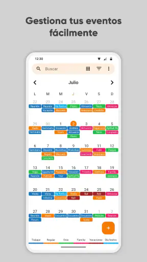 Calendario Sencillo screenshot