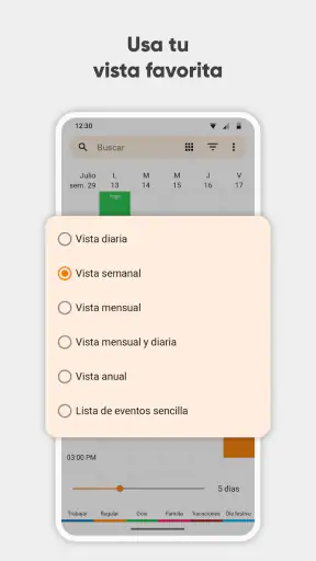 Calendario Sencillo screenshot