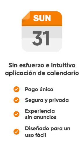 Calendario Sencillo Pro screenshot