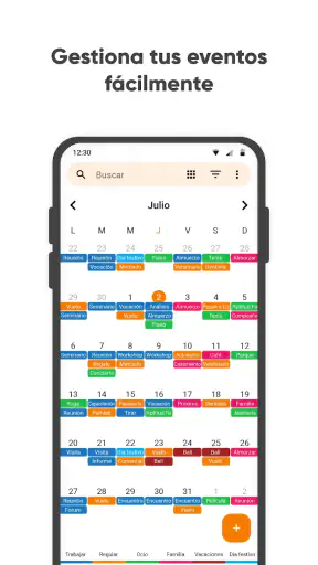 Calendario Sencillo Pro screenshot