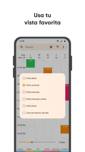 Calendario Sencillo Pro screenshot