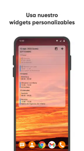 Calendario Sencillo Pro screenshot