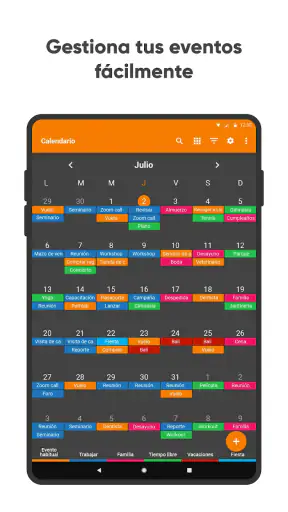 Calendario Sencillo Pro screenshot