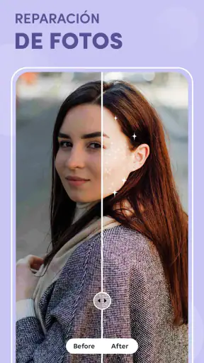 Cámara belleza editor fotos AI screenshot