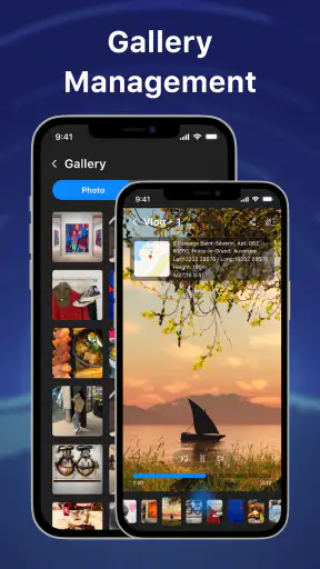 Cámara con Ubicación y Tiempo screenshot