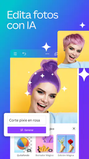 Canva: Diseño IA, foto y vídeo screenshot