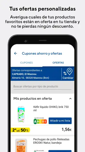 Caprabo screenshot
