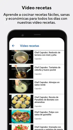 Caprabo screenshot