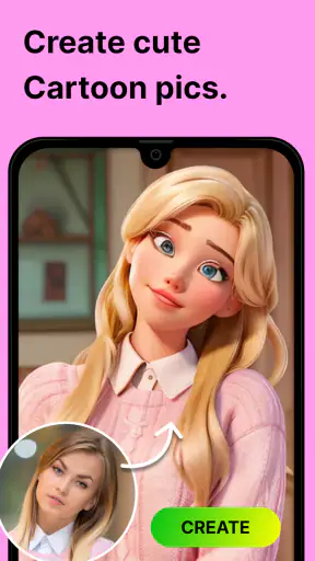 Cartoon photo editor - ToonAI screenshot
