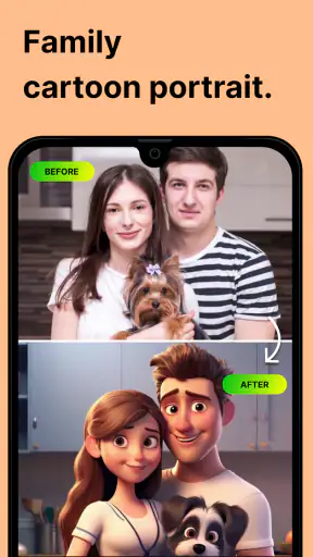Cartoon photo editor - ToonAI screenshot