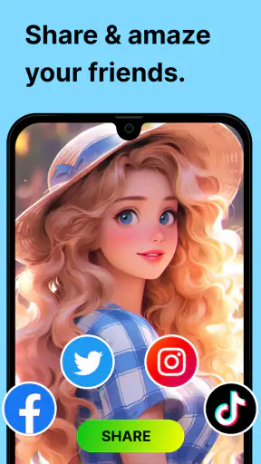 Cartoon photo editor - ToonAI screenshot