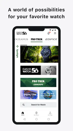 CASIO WATCHES screenshot