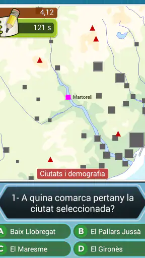 Catalunya Comarques Geografia screenshot