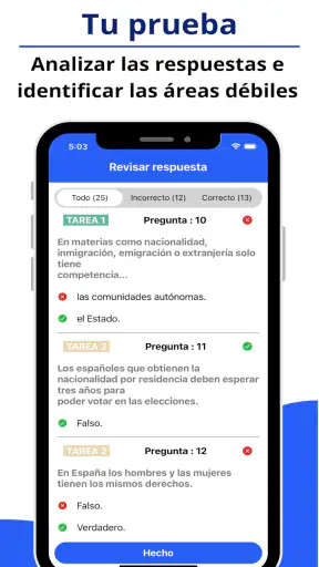 CCSE Examen Nacionalidad screenshot