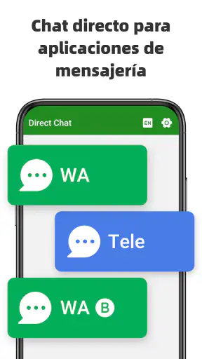 Chat Directo y Mensajería screenshot